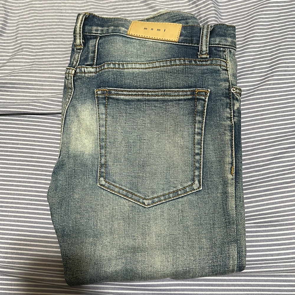 MNML zipper jeans size 29
